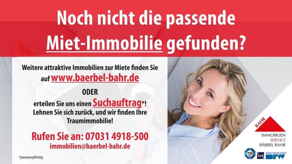 Etagenwohnung Holzgerlingen - 2.5 Zimmer, 66 m&sup2;, 1.150&euro; | Angebot:25856613