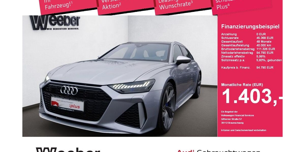 Audi RS6 61.286 km 94.790 &euro; Herrenberg 71083