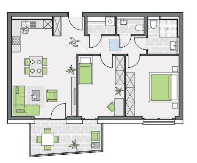 Einfamilienhaus Köngen - 3 Zimmer, 80 m&sup2;, 519.000&euro; | Angebot:26107863