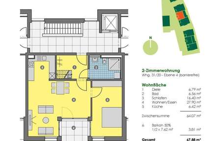 Wohnung Plochingen - 2 Zimmer, 68 m&sup2;, 1.018&euro; | Angebot:25525930