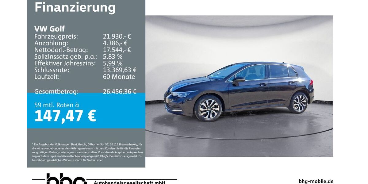 VW Golf 60.293 km 21.930 &euro; Reutlingen 72770