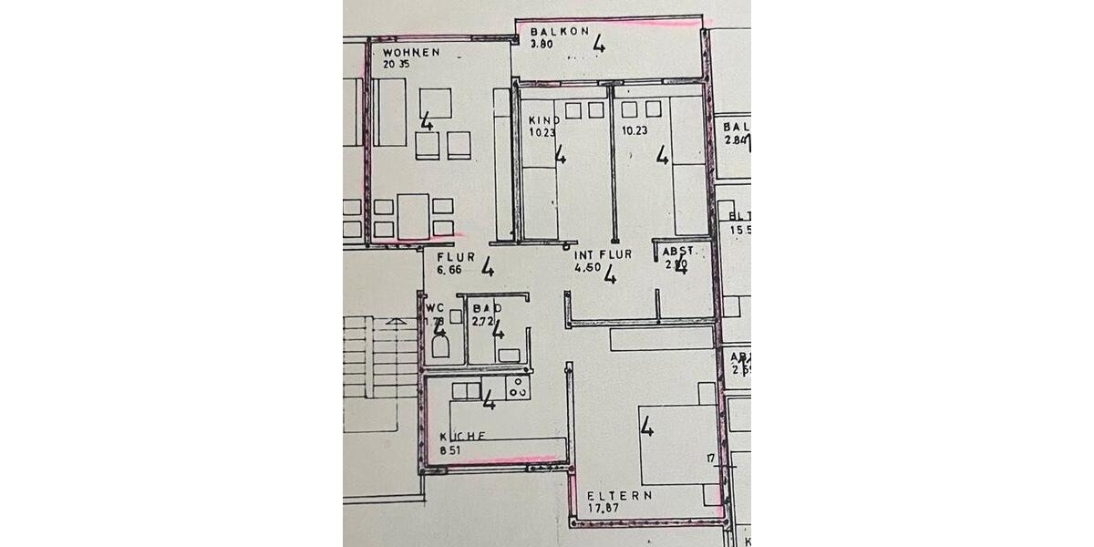 Etagenwohnung Sindelfingen Sindelfingen (Stadt) - 4 Zimmer, 89 m&sup2;, 438.400&euro; | Angebot:24664270