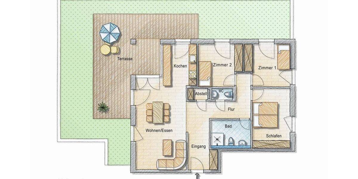 Etagenwohnung Römerstein Zainingen - 4 Zimmer, 102 m&sup2;, 515.000&euro; | Angebot:26064408