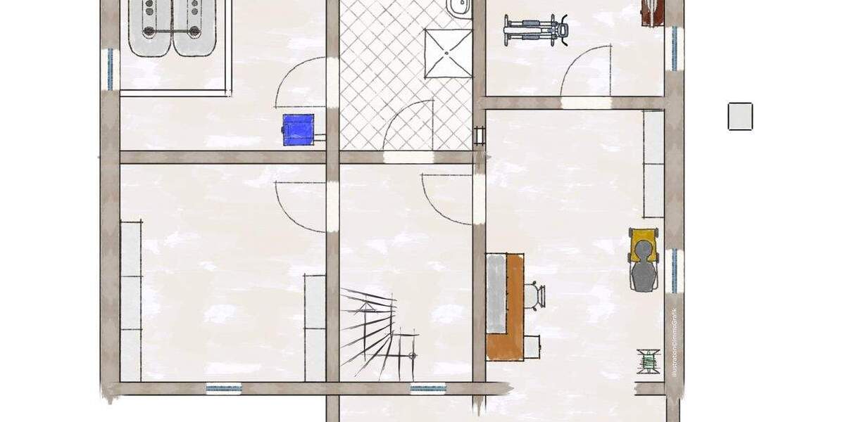 Einfamilienhaus Burladingen - 5 Zimmer, 119 m&sup2;, 198.000&euro; | Angebot:25729911