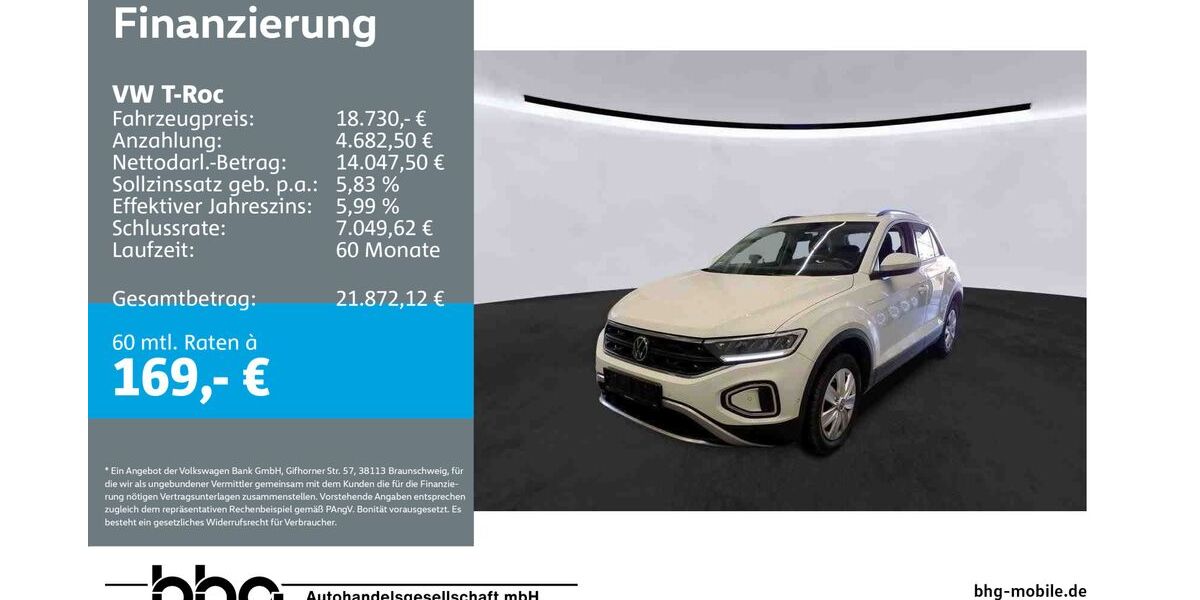 VW T-Roc 52.871 km 19.430 &euro; Reutlingen 72770