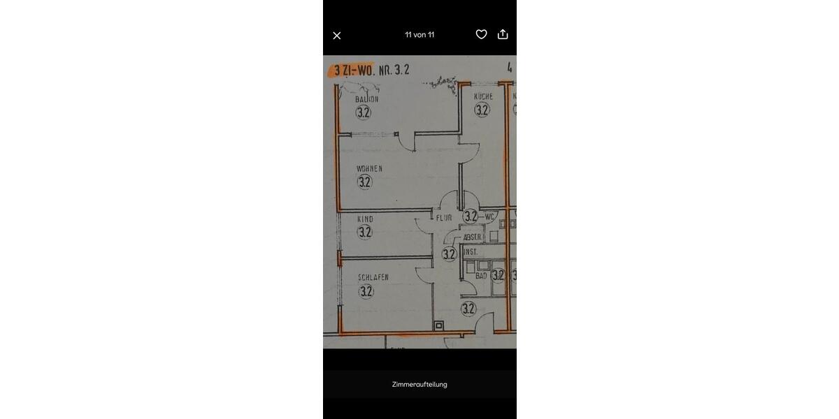 Etagenwohnung Pfullingen - 3 Zimmer, 88 m&sup2;, 319.000&euro; | Angebot:26984826