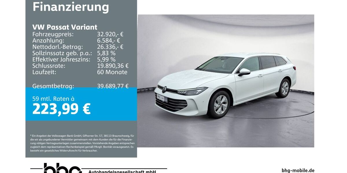 VW Passat 15.374 km 32.320 &euro; Metzingen 72555