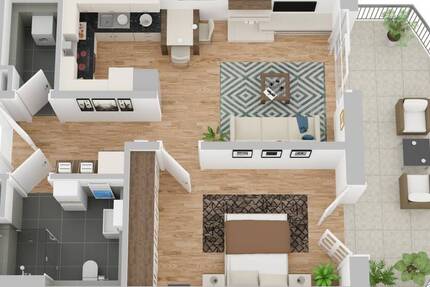 Wohnung Mössingen / Öschingen Öschingen - 2 Zimmer, 52 m&sup2;, 295.000&euro; | Angebot:25775157