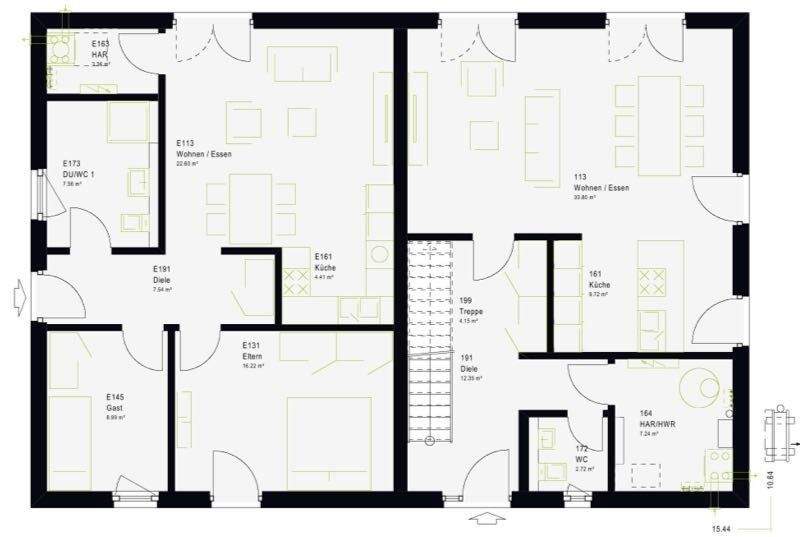 Mehrfamilienhaus, Wohnhaus Waldenbuch - 8 Zimmer, 264 m&sup2;, 1.027.689&euro; | Angebot:25774221