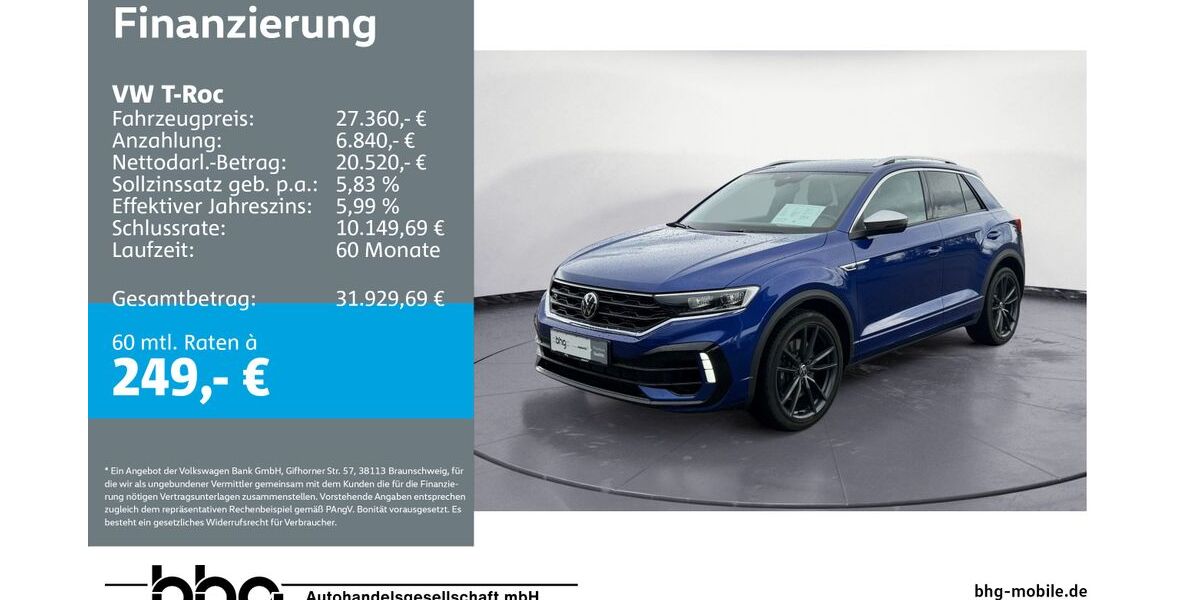 VW T-Roc 70.150 km 25.990 &euro; Mössingen 72116