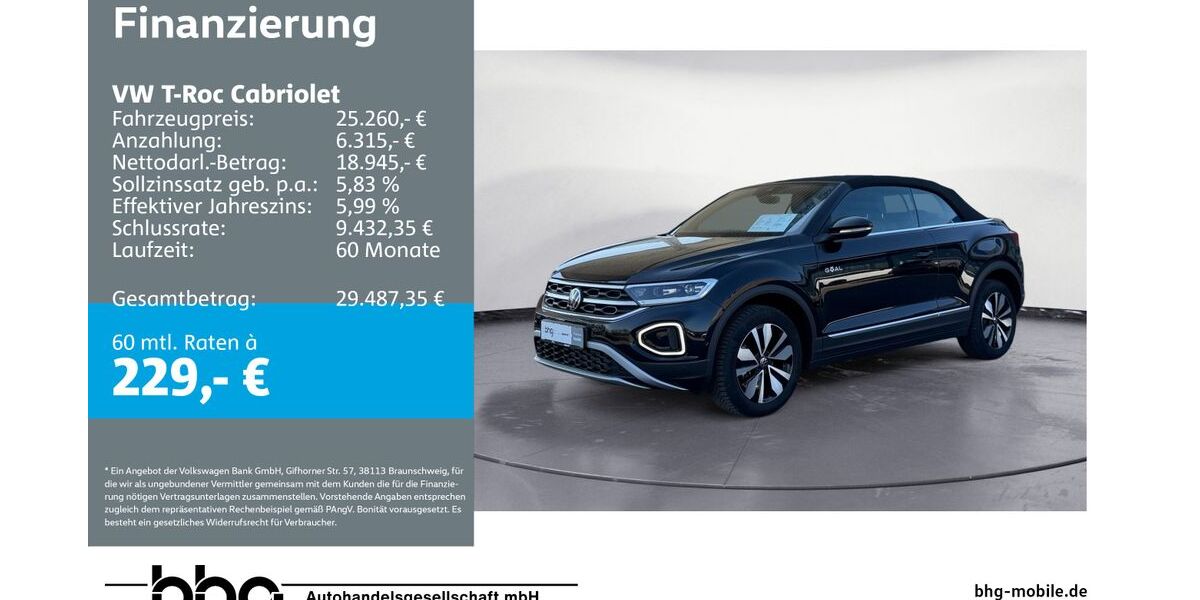 VW T-Roc 5.002 km 24.890 &euro; Mössingen 72116