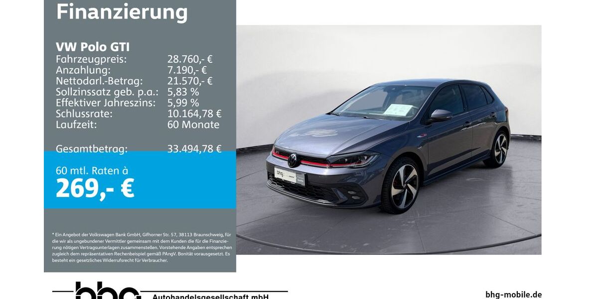 VW Polo 17.788 km 26.560 &euro; Mössingen 72116