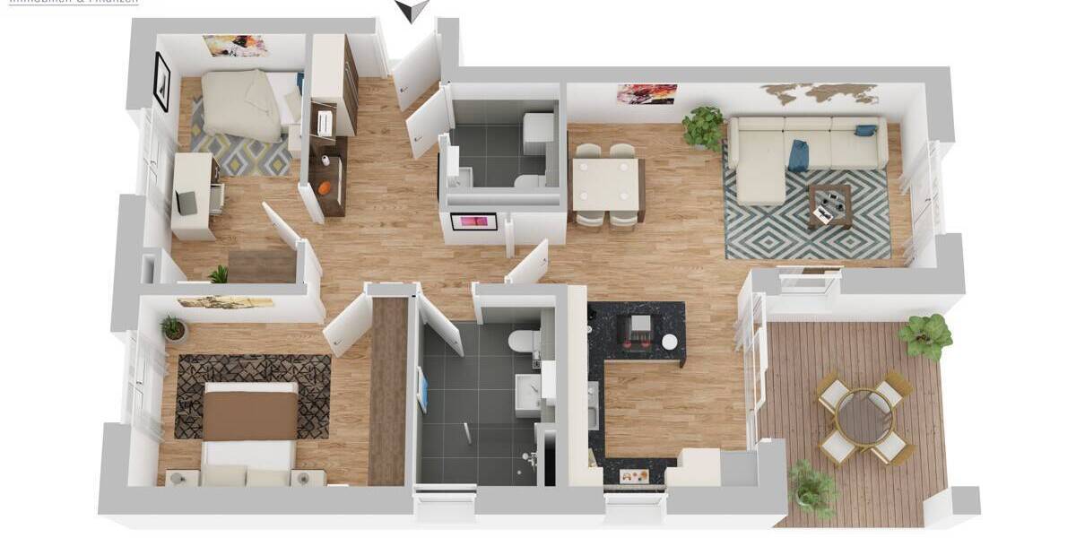 Etagenwohnung Mössingen / Öschingen Öschingen - 3 Zimmer, 78 m&sup2;, 427.000&euro; | Angebot:25738540