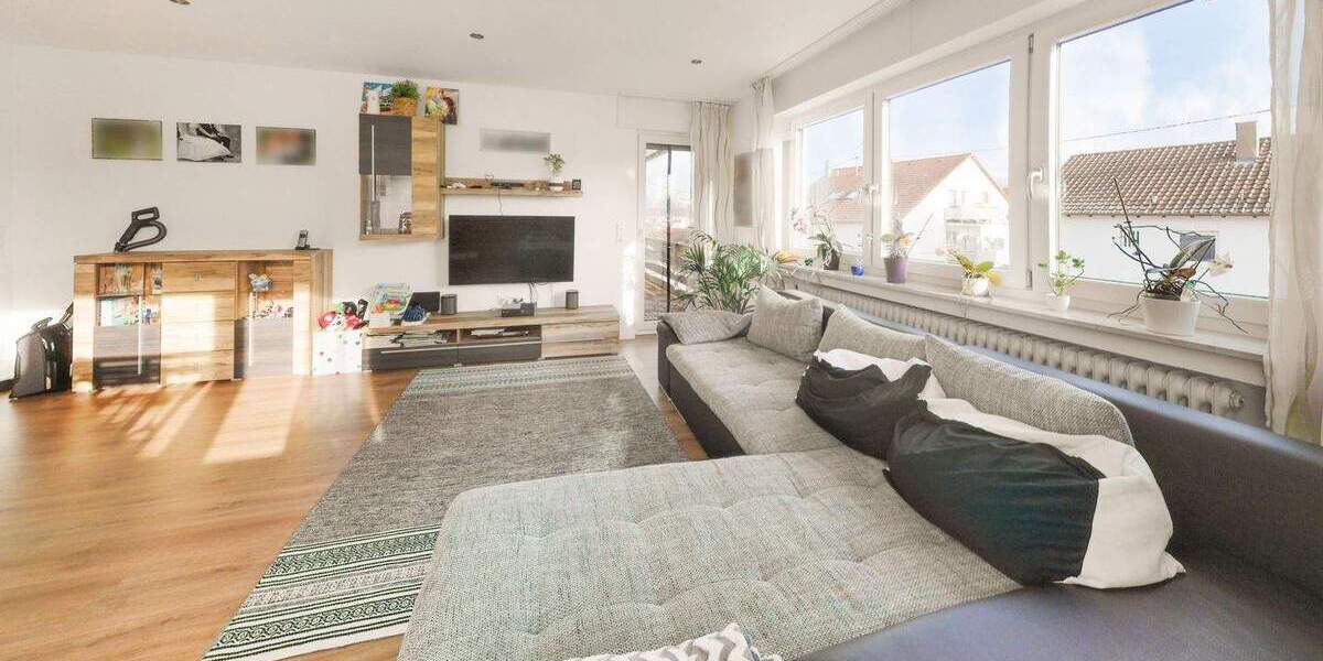 Etagenwohnung Reutlingen Ohmenhausen - 4 Zimmer, 113 m&sup2;, 420.000&euro; | Angebot:25779770