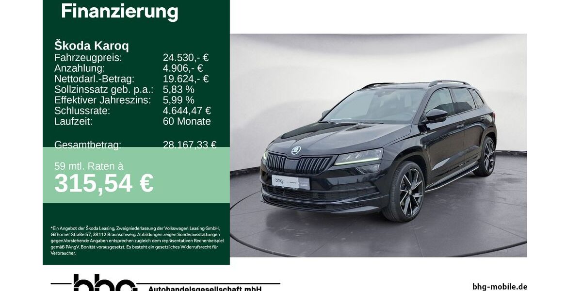 Skoda Karoq 109.485 km 24.530 &euro; Reutlingen 72770