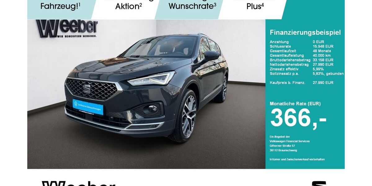 Seat Tarraco 53.623 km 27.990 &euro; Herrenberg 71083