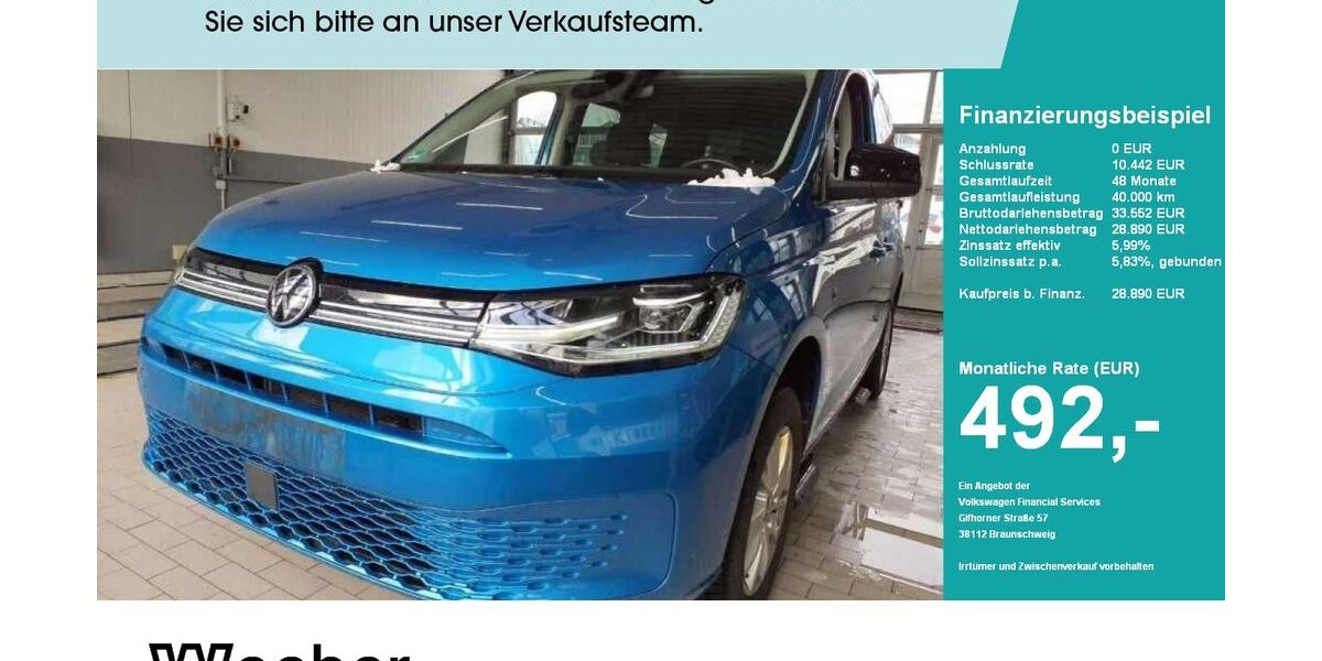 VW Caddy 30.979 km 28.890 &euro; Herrenberg 71083