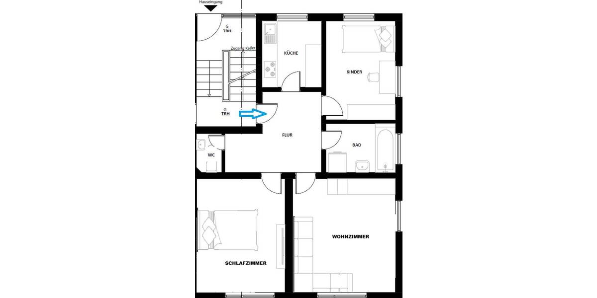 Etagenwohnung Kirchheim unter Teck Kirchheim - 3 Zimmer, 67 m&sup2;, 1.015&euro; | Angebot:26825335