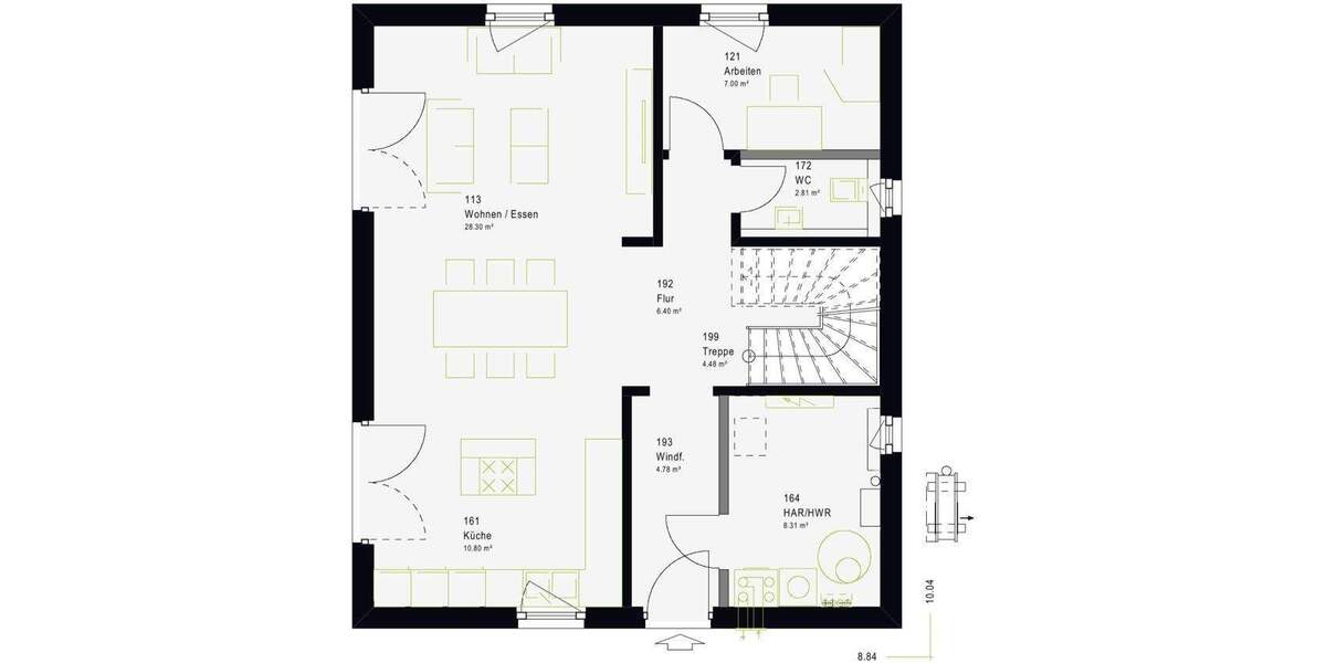 Einfamilienhaus Rottenburg am Neckar Obernau - 5 Zimmer, 145 m&sup2;, 468.149&euro; | Angebot:25733678
