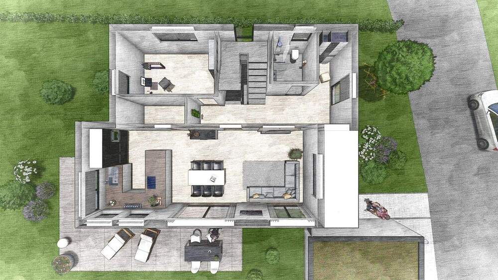 Einfamilienhaus Dußlingen - 5 Zimmer, 148 m&sup2;, 1.002.500&euro; | Angebot:25699655