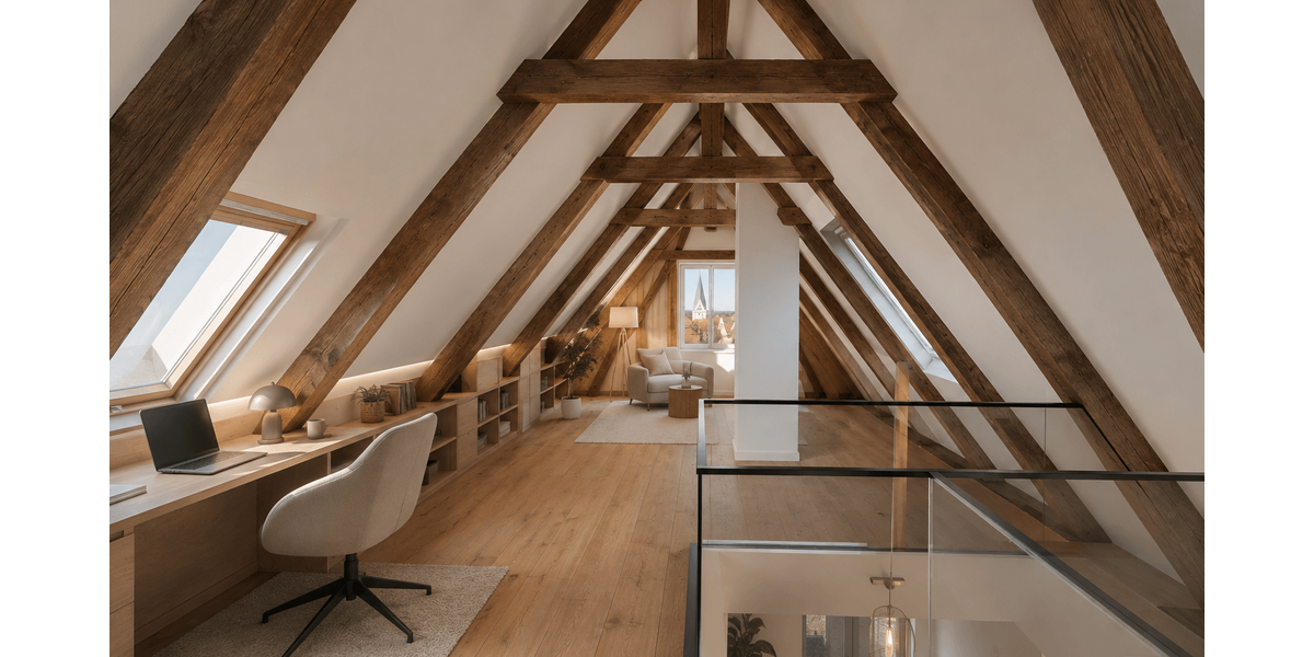 „Haus auf dem Haus“ – gesamtes Dachgeschoss mit kompletter Bühne und außergewöhnlichem Ausbaupotenzi - Dachgeschoßwohnung Weilheim an der Teck | Angebot:27532420