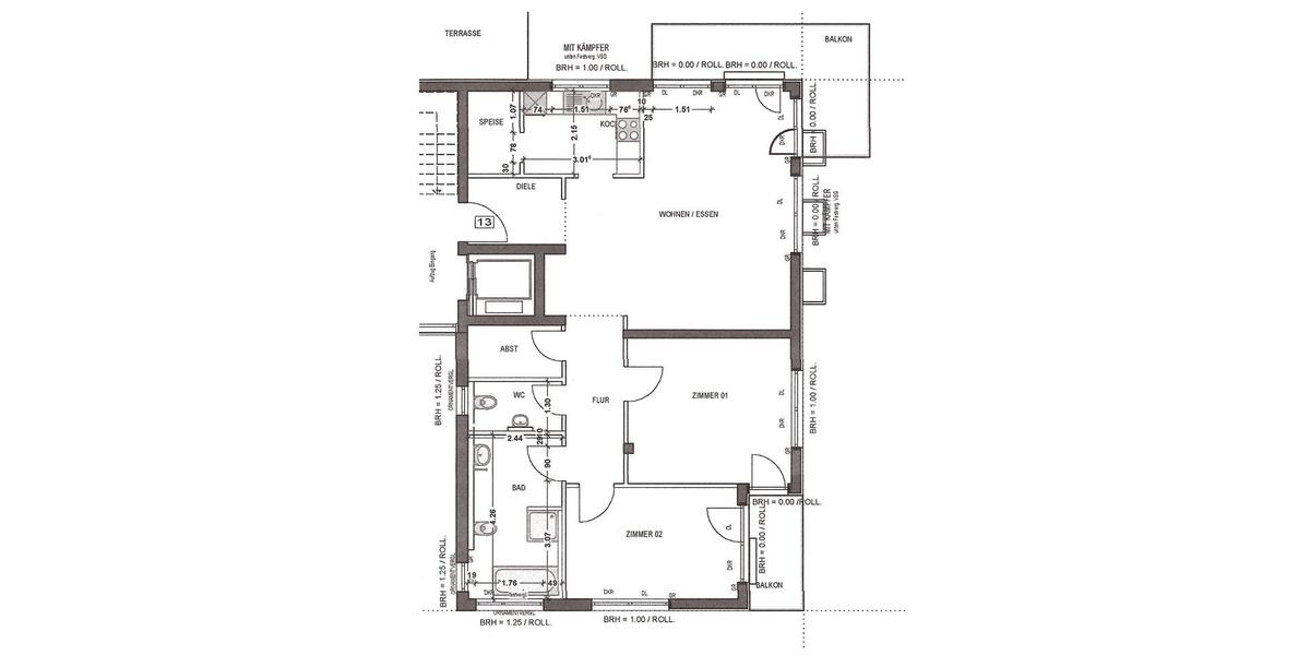 Erdgeschoßwohnung Eningen unter Achalm - 3.5 Zimmer, 107 m&sup2;, 445.000&euro; | Angebot:25638071