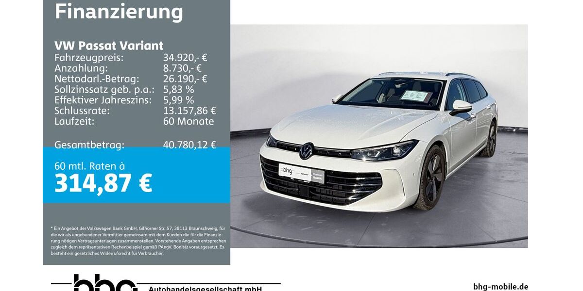 VW Passat Variant 25.936 km 34.420 &euro; Mössingen 72116