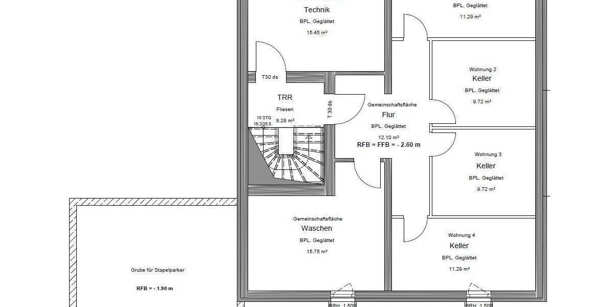 Etagenwohnung Reutlingen Innenstadt - 3 Zimmer, 90 m&sup2;, 554.000&euro; | Angebot:26643680