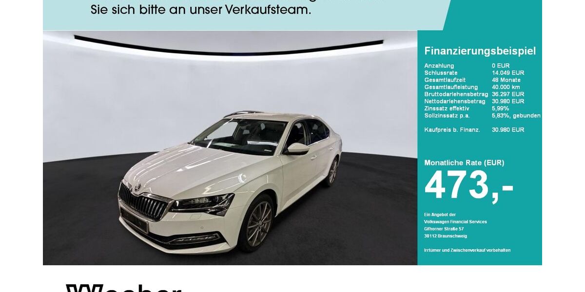 Skoda Superb 99.402 km 30.980 &euro; Herrenberg 71083
