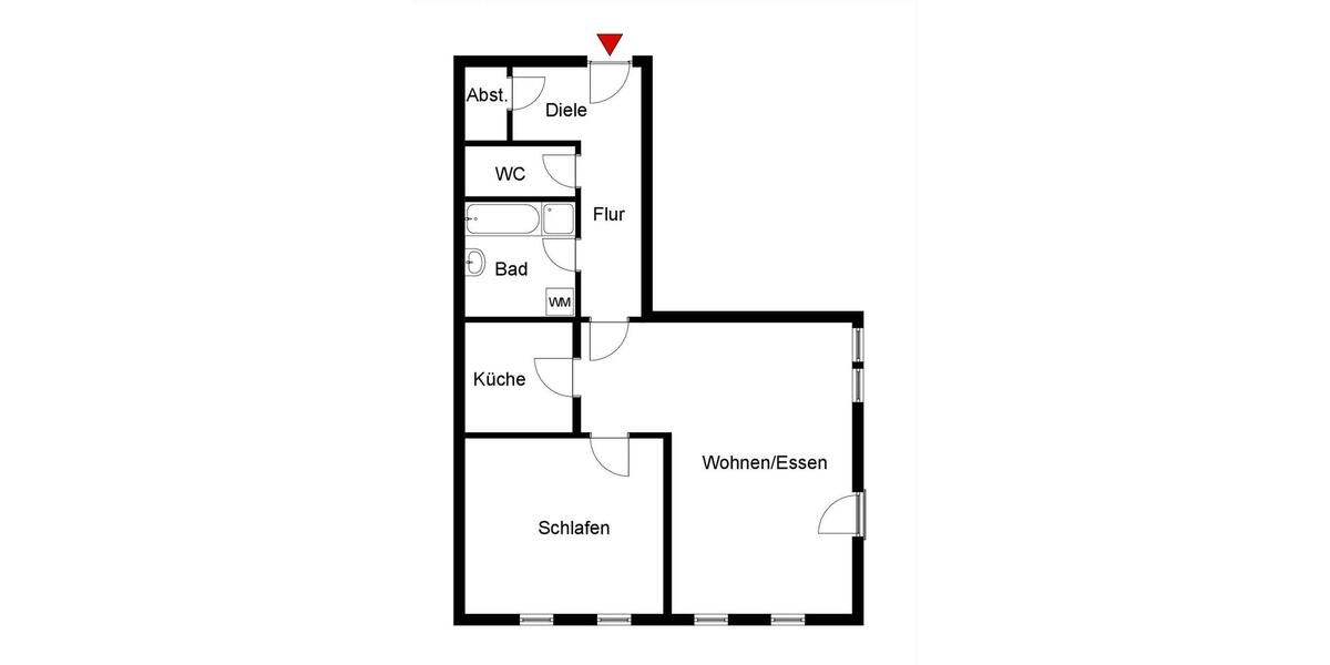 Etagenwohnung Bad Urach - 2 Zimmer, 69 m&sup2;, 195.000&euro; | Angebot:25397753