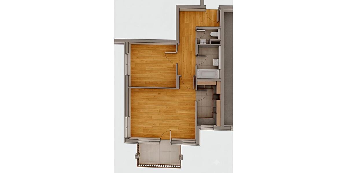 Etagenwohnung Reutlingen Reutlingen-Betzingen - 2 Zimmer, 61 m&sup2;, 279.000&euro; | Angebot:27014479