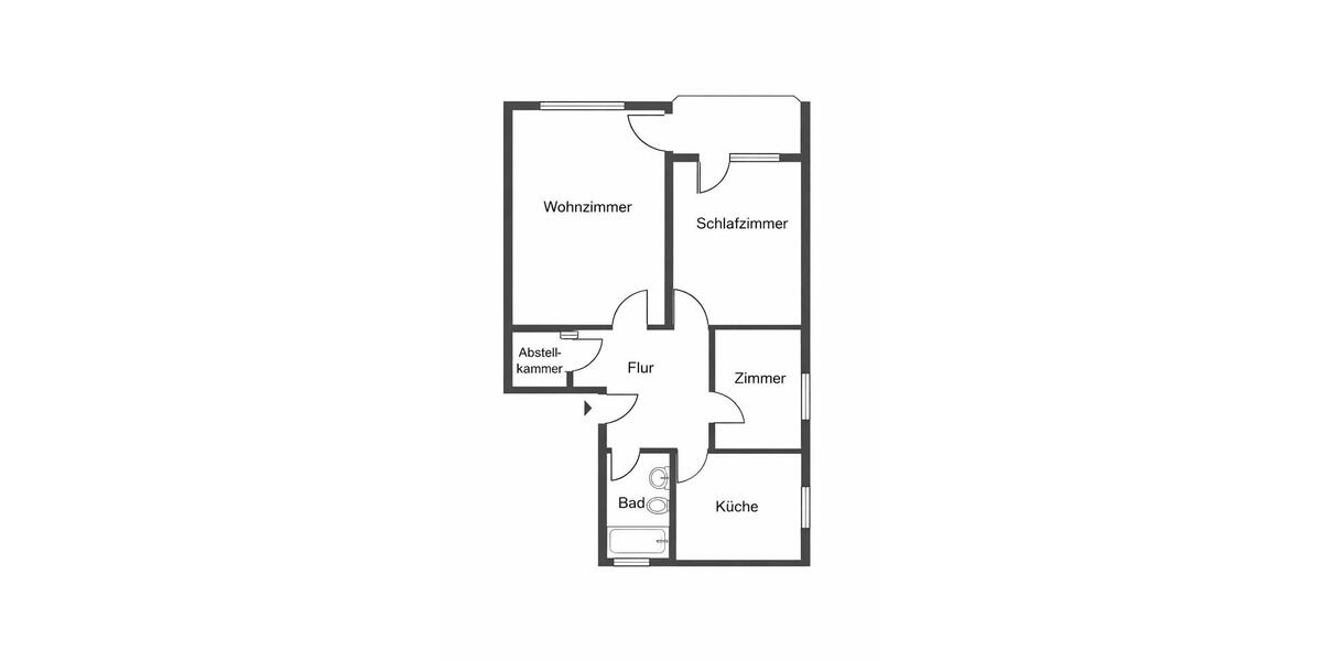 Etagenwohnung Altenriet - 2.5 Zimmer, 63 m&sup2;, 229.000&euro; | Angebot:25858193