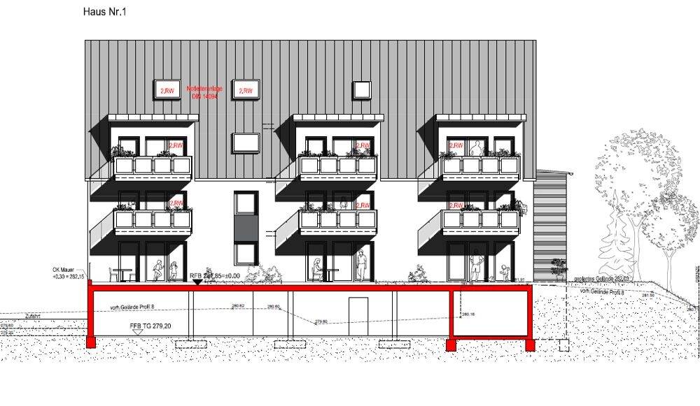 Etagenwohnung Hochdorf - 3 Zimmer, 67 m&sup2;, 319.000&euro; | Angebot:25738574