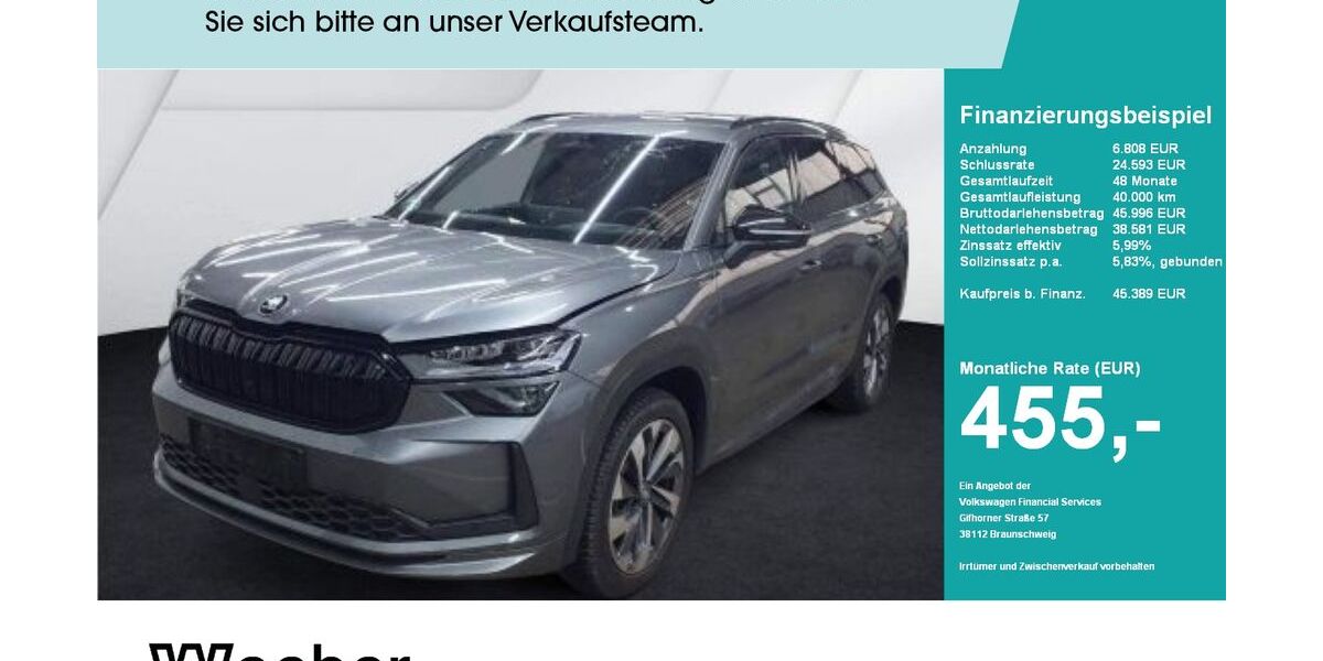 Skoda Kodiaq 19.758 km 45.288 &euro; Herrenberg 71083