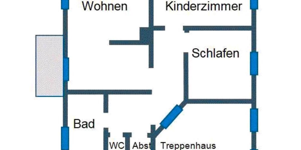 Etagenwohnung Burladingen - 3.5 Zimmer, 85 m&sup2;, 893&euro; | Angebot:25823529