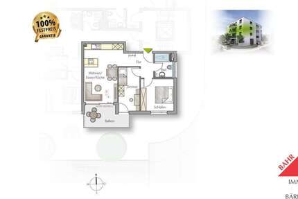 Wohnung Holzgerlingen - 3 Zimmer, 64 m&sup2;, 415.000&euro; | Angebot:26094869