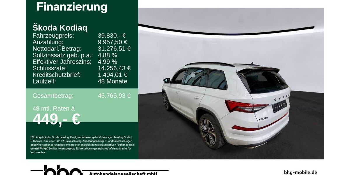 Skoda Kodiaq 50.506 km 39.830 &euro; Reutlingen 72770
