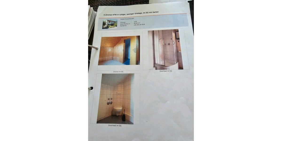 Dachgeschoßwohnung Frickenhausen - 1 Zimmer, 20 m&sup2;, 350&euro; | Angebot:26675253