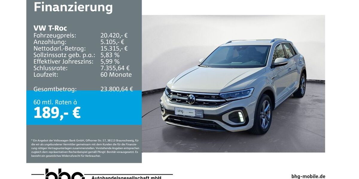 VW T-Roc 24.902 km 19.820 &euro; Metzingen 72555