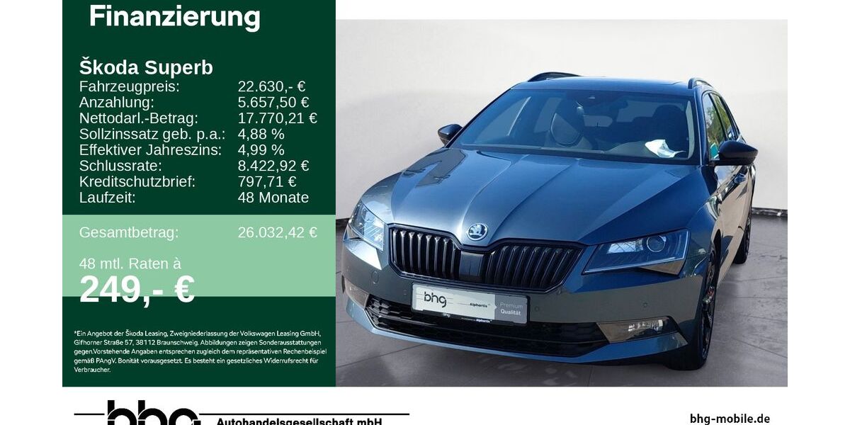 Skoda Superb 134.374 km 21.960 &euro; Reutlingen 72770