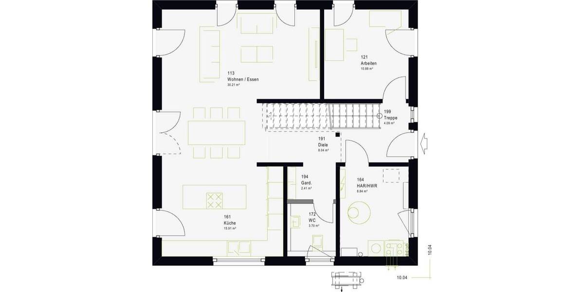 Einfamilienhaus Tübingen Hirschau - 5 Zimmer, 162 m&sup2;, 642.829&euro; | Angebot:26391334