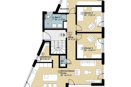 Wohnung Hildrizhausen - 4.5 Zimmer, 120 m&sup2;, 734.000&euro; | Angebot:25193804